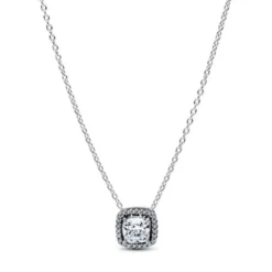 Pandora Halo Pendant Collier hopeakaulaketju 393560C02-45