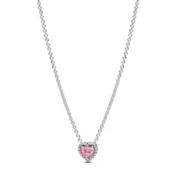 Pandora Heart Halo hopeakaulaketju 398425C02-45