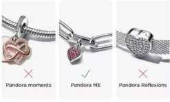 Pandora Me hopearanneketju/koru 599662C00