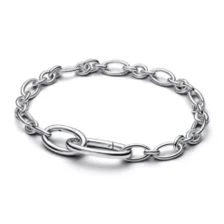 Pandora ME Oval Link Chain hopearanneketju/koru 594678C00