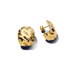 Pandora Rippled Wide Hoop muotikorvakoru 263879C00