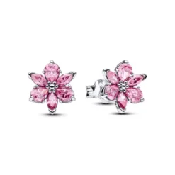Pandora Sparkling Flower hopeakorvakorut 292633C02