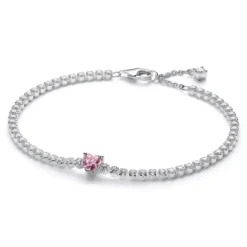 Pandora Sparkling Heart hopearanneketju/koru 590041C03