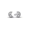 Pandora Sparkling Moon hopeakorvakorut 294257C01