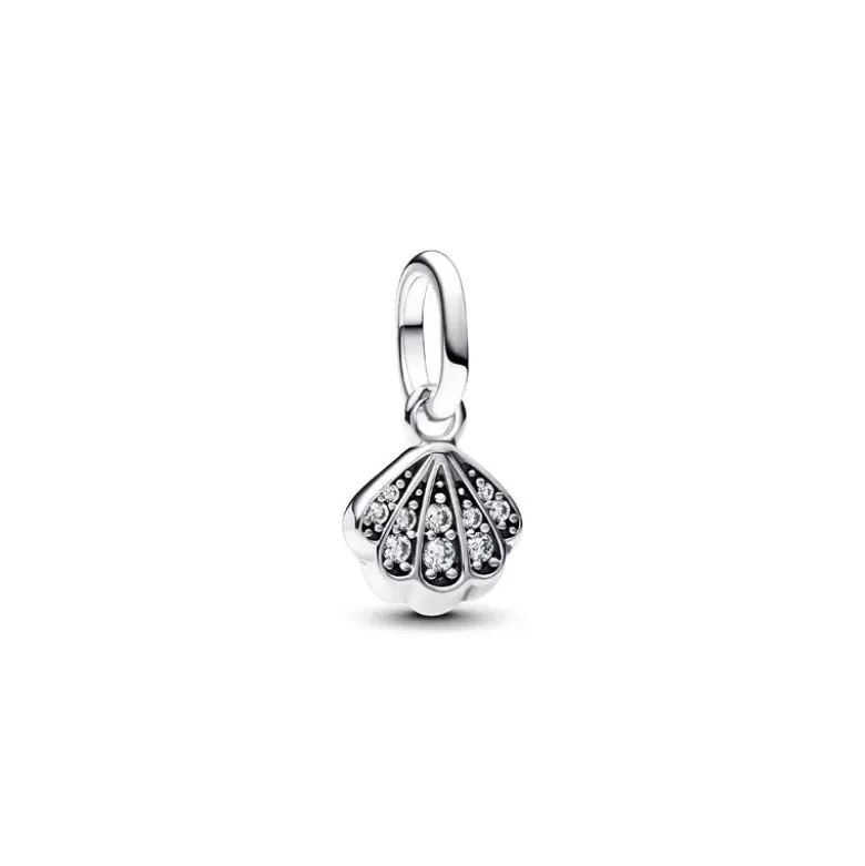 Pandora Sparkling Shell Mini hopeariipus 793855C01