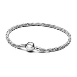 Pandora Twisted Snake hopearanneketju/koru 593757C00