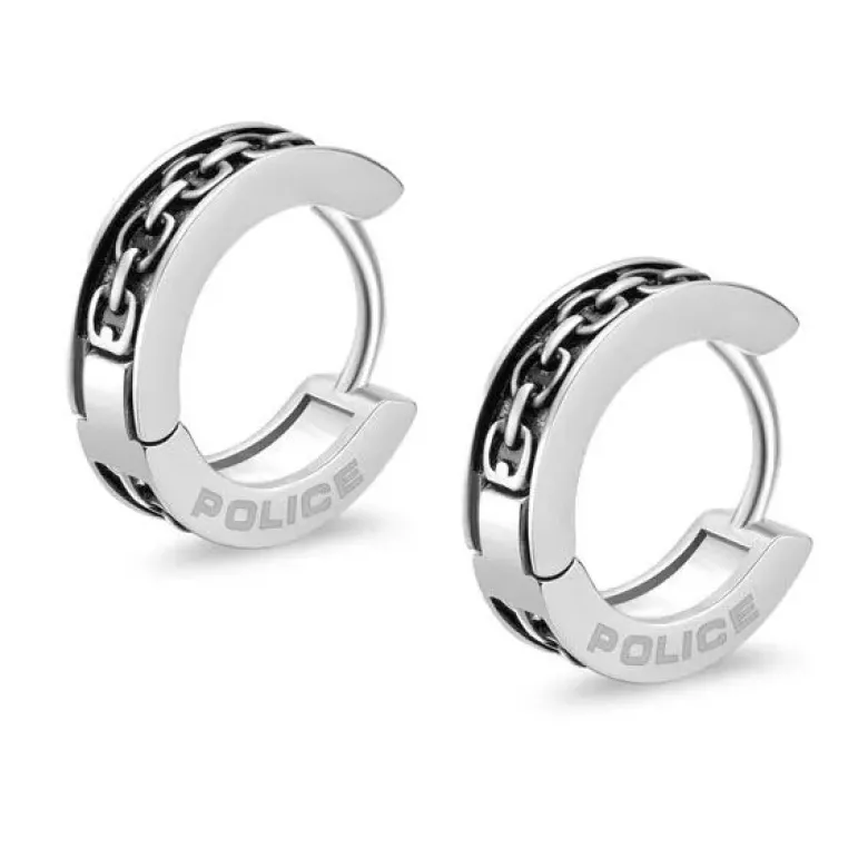 Police Chainset teräskorvakorut PEAGE0041901