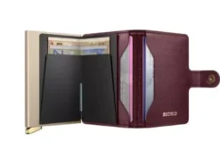 Secrid Miniwallet Emboss Diamond Bordeaux+ muu esine MEd-Bordeaux+