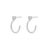 Snö of Sweden Duo Small Ring Earri muotikorvakoru 867-7500012