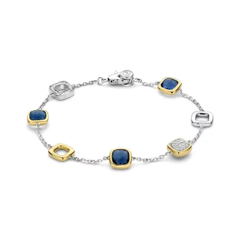TI SENTO Milano hopearanneketju/koru 23080DBKOOT