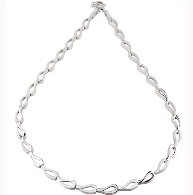 Toive hopeakaulaketju RN52300